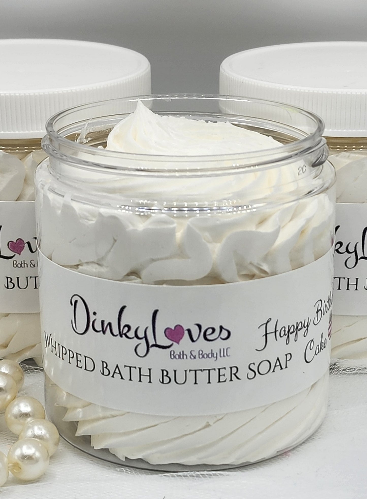 HAPPY BIRTHDAY Whipped Bath Butter Soap / Gift Idea / Luxury Product / Cocoa Butter