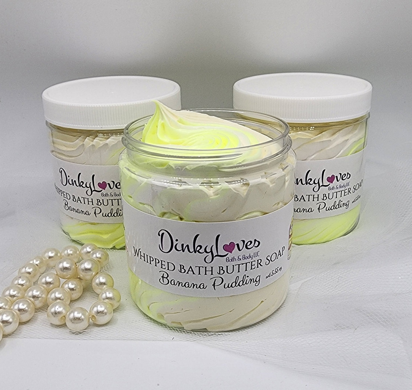 BANANA PUDDING Whipped Bath Butter Soap / Gift Idea / Luxury Product / Cocoa Butter