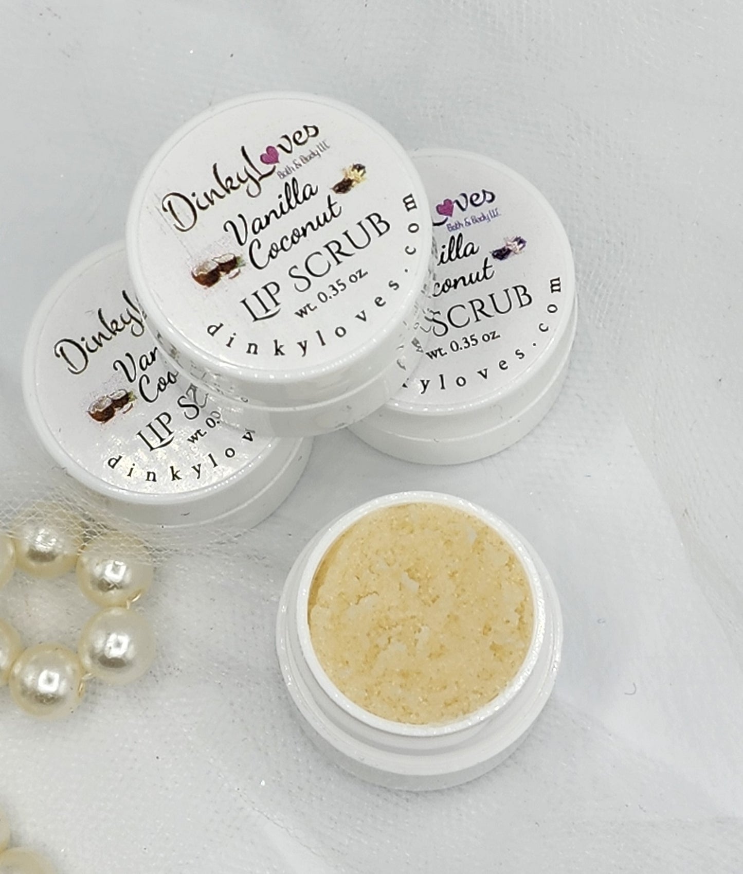 VANILLA COCONUT LIP SCRUB / Lip Scrub / Lip Love / Scrubs for Lips