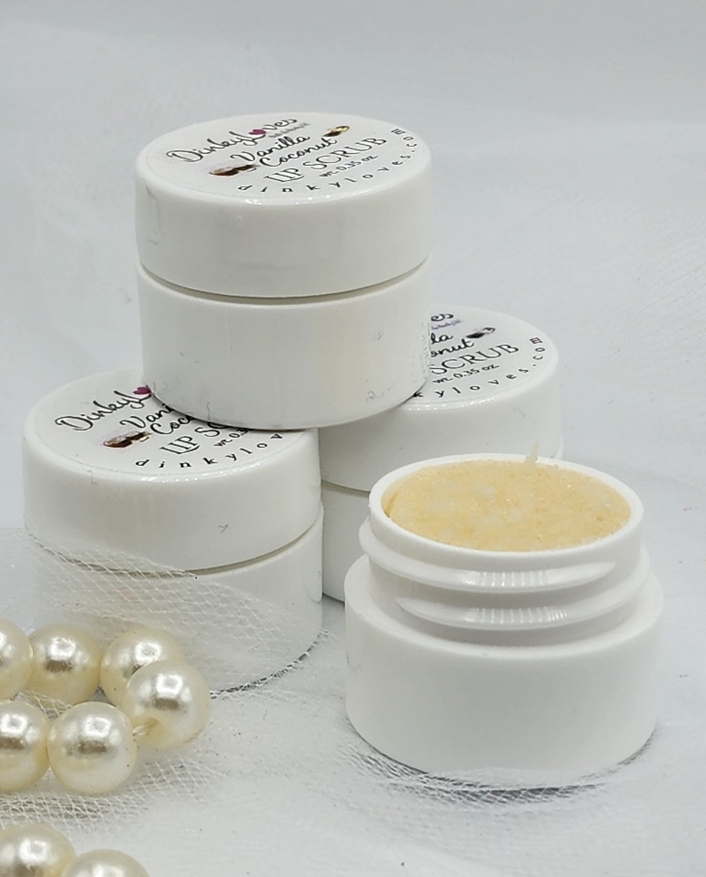 VANILLA COCONUT LIP SCRUB / Lip Scrub / Lip Love / Scrubs for Lips