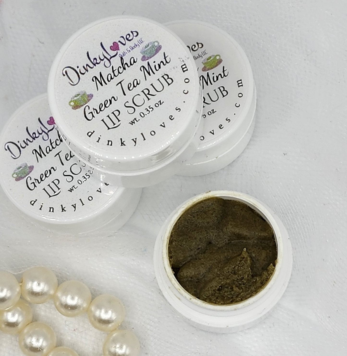 MATCHA GREEN TEA & MINT LIP SCRUB / Lip Scrub / Lip Love / Scrubs for Lips
