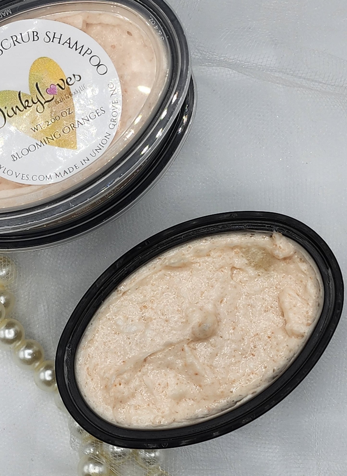 SALTY SCALP SCRUB Shampoo / Fragrance or Essential Oil Options / Scalp Scrubby Shampoo / Himalayan Pink Sea Salt / Detox Scalp / Volumize