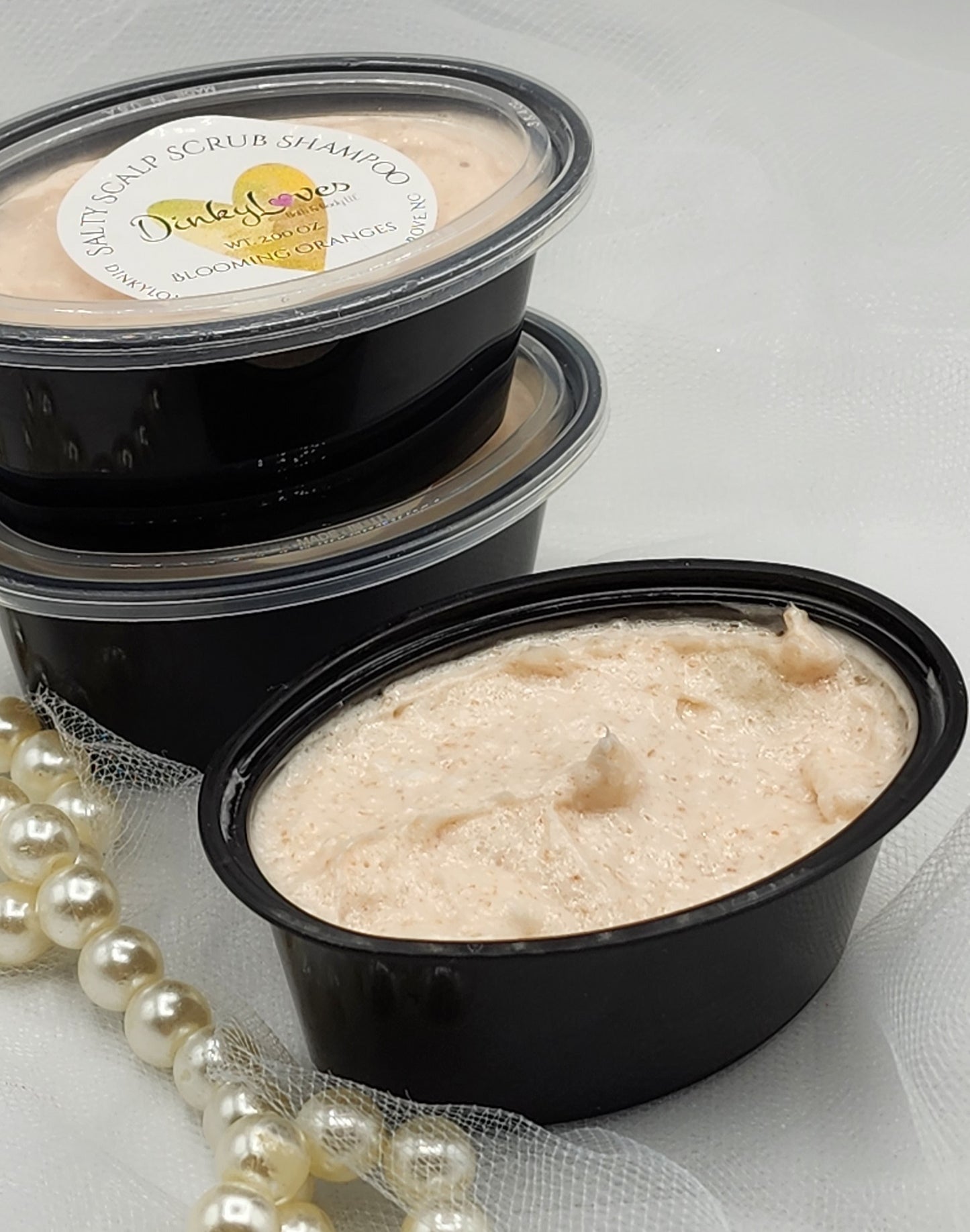 SALTY SCALP SCRUB Shampoo / Fragrance or Essential Oil Options / Scalp Scrubby Shampoo / Himalayan Pink Sea Salt / Detox Scalp / Volumize
