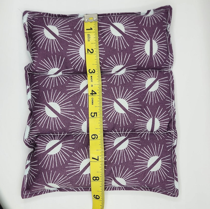 Purple Eyes Back & Belly Flaxseed Peppermint Pillow Aromatherapy Hot Pack / Cold Pack