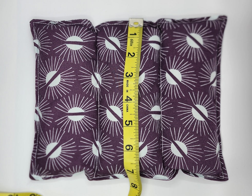 Purple Eyes Back & Belly Flaxseed Peppermint Pillow Aromatherapy Hot Pack / Cold Pack