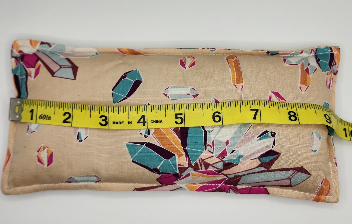 Sparkling Jewels Flaxseed Aromatherapy PEPPERMINT Eye / Forehead Pillow / Headache Helper / Cold Pack/ Hot Pad