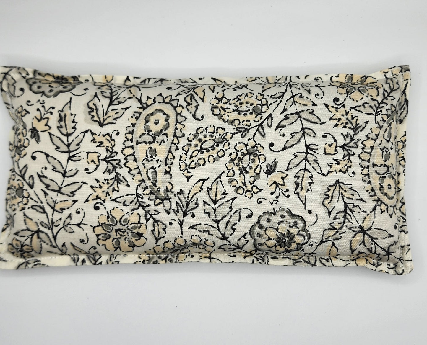 Tranquil Flowers Flaxseed Aromatherapy PEPPERMINT Eye / Forehead Pillow / Headache Helper / Cold Pack/ Hot Pad