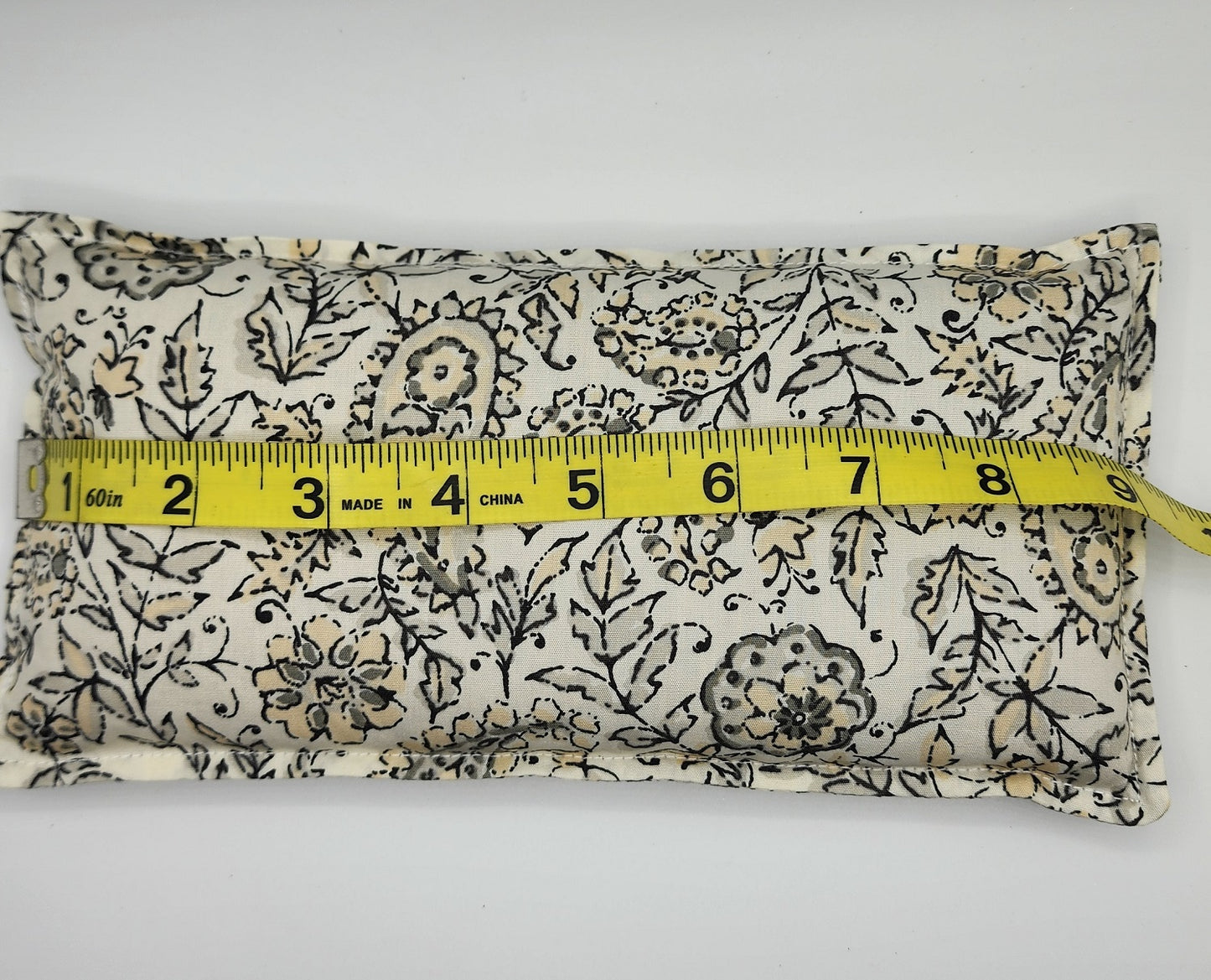 Tranquil Flowers Flaxseed Aromatherapy PEPPERMINT Eye / Forehead Pillow / Headache Helper / Cold Pack/ Hot Pad