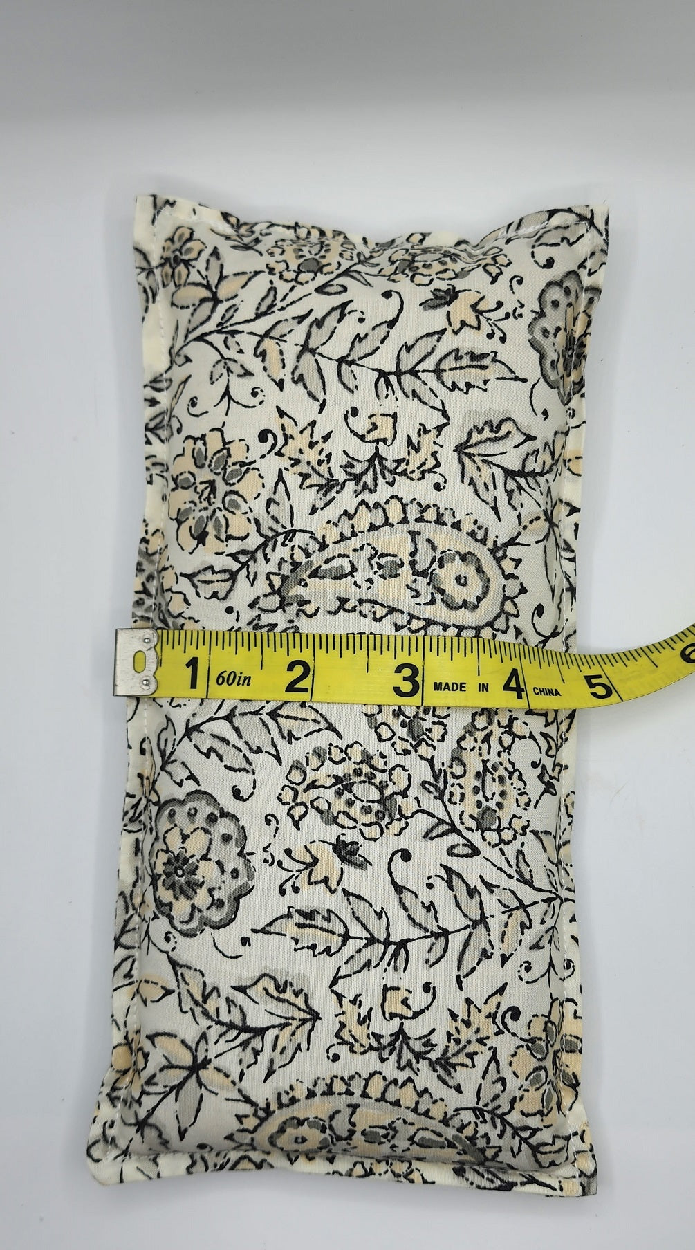 Tranquil Flowers Flaxseed Aromatherapy PEPPERMINT Eye / Forehead Pillow / Headache Helper / Cold Pack/ Hot Pad