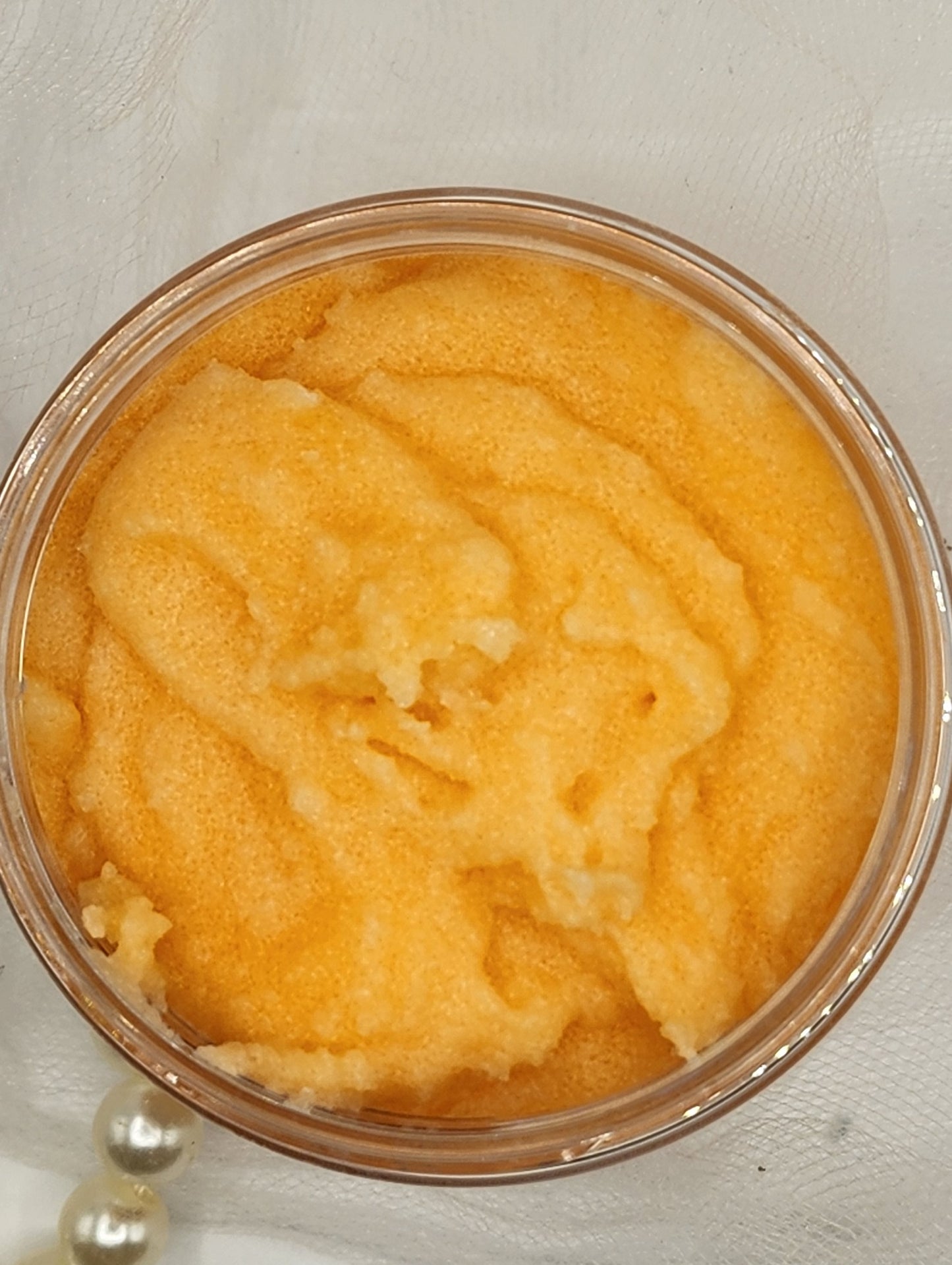 FRESH PICKED PEACH / Sugar Scrub / Unique Gift Idea / Handmade Sugar Scrub