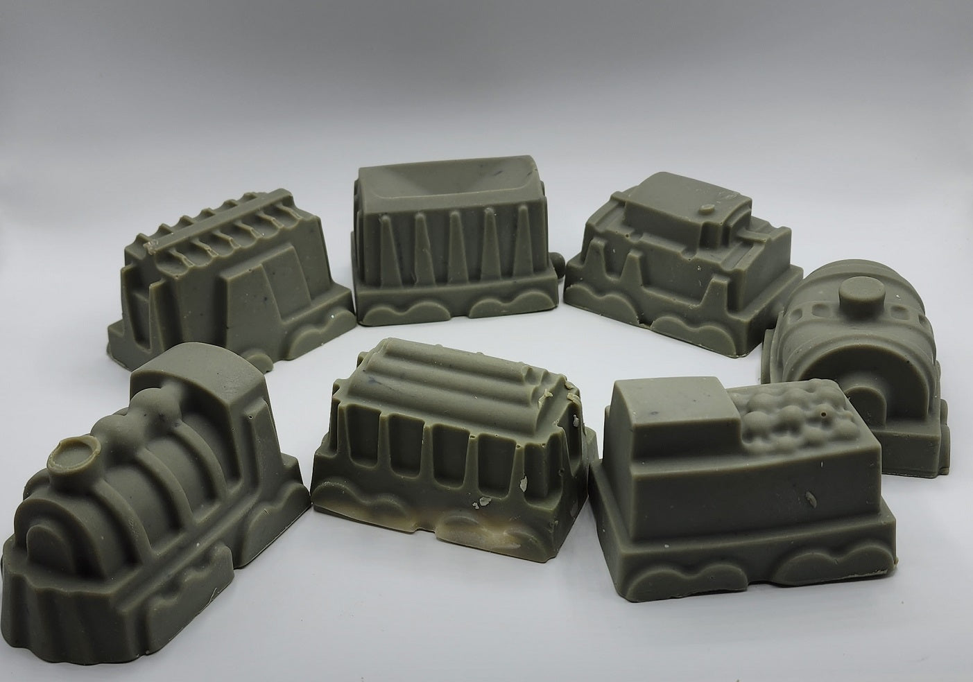 STEEL TRAIN / Kid's Bar Soap / Soaps for Children / Bar Soap / Gift Soap / Gift Idea / Handmade Soap / Cold Process Soap