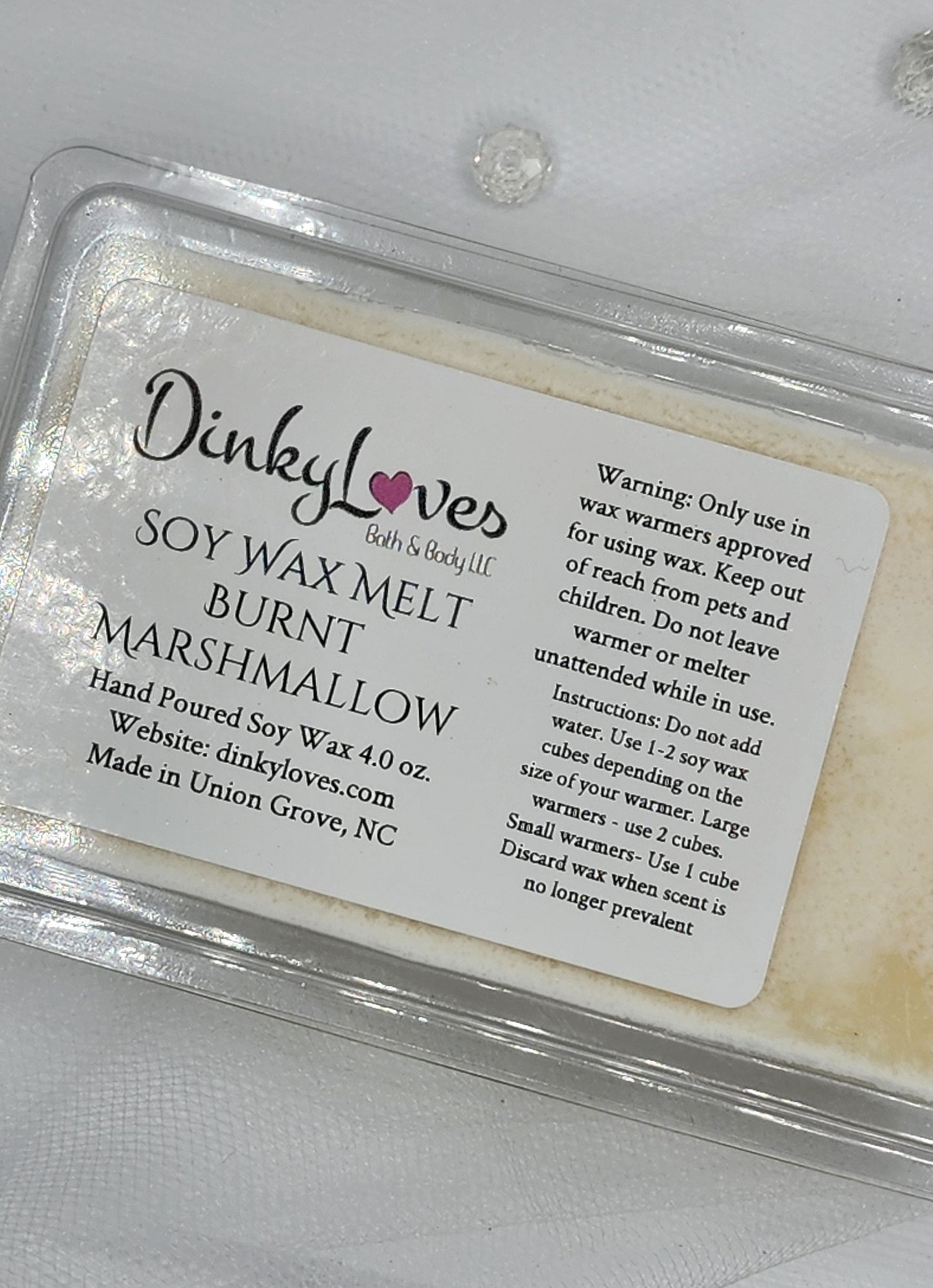 BURNT MARSHMALLOW SOY WAX MELT / WAX MELTS / WAX TARTS / WAX MELTS FOR WARMERS
