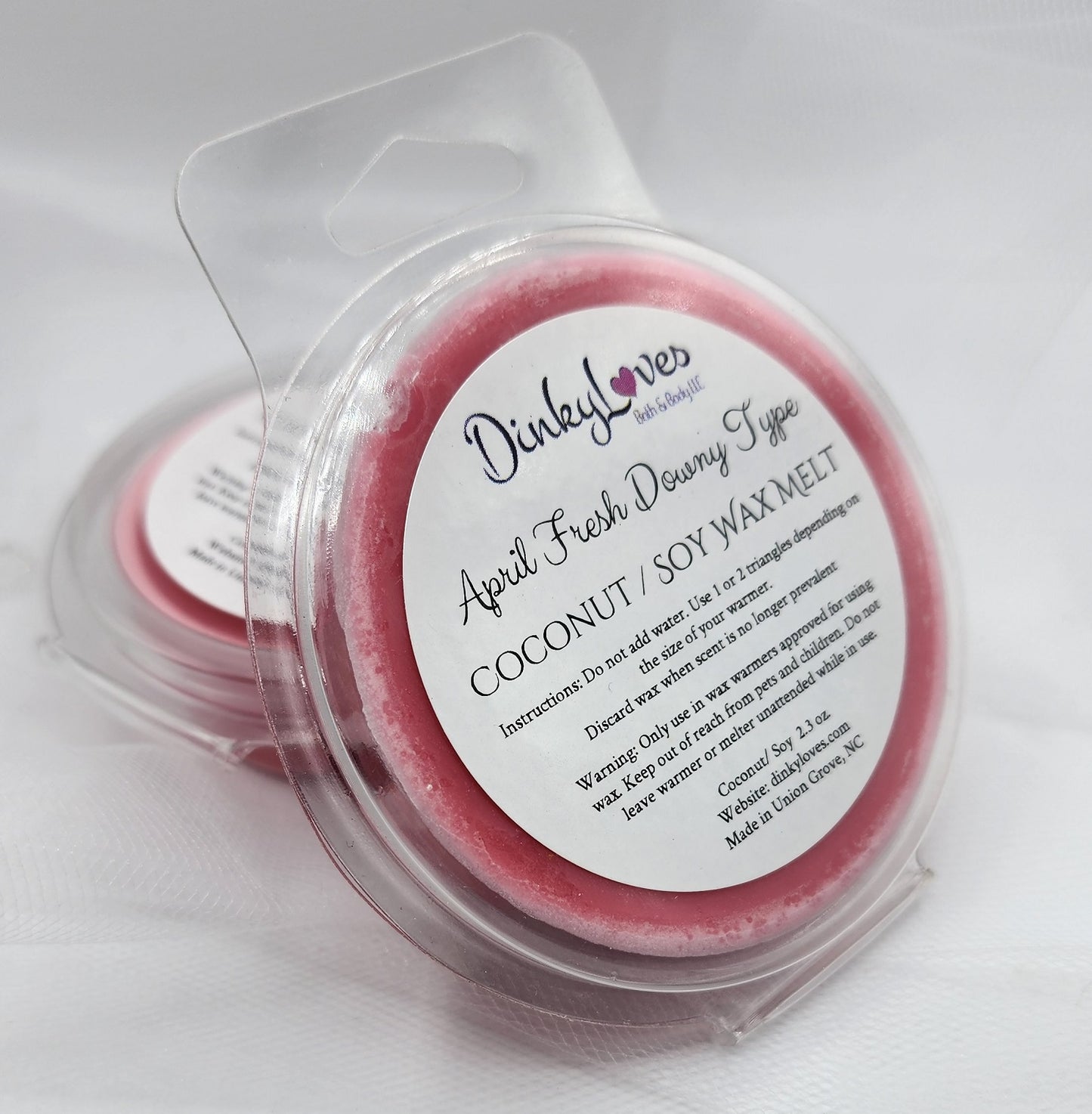 APRIL FRESH DOWNY TYPE COCONUT SOY WAX MELT / WAX MELTS / WAX TARTS / WAX MELTS FOR WARMERS
