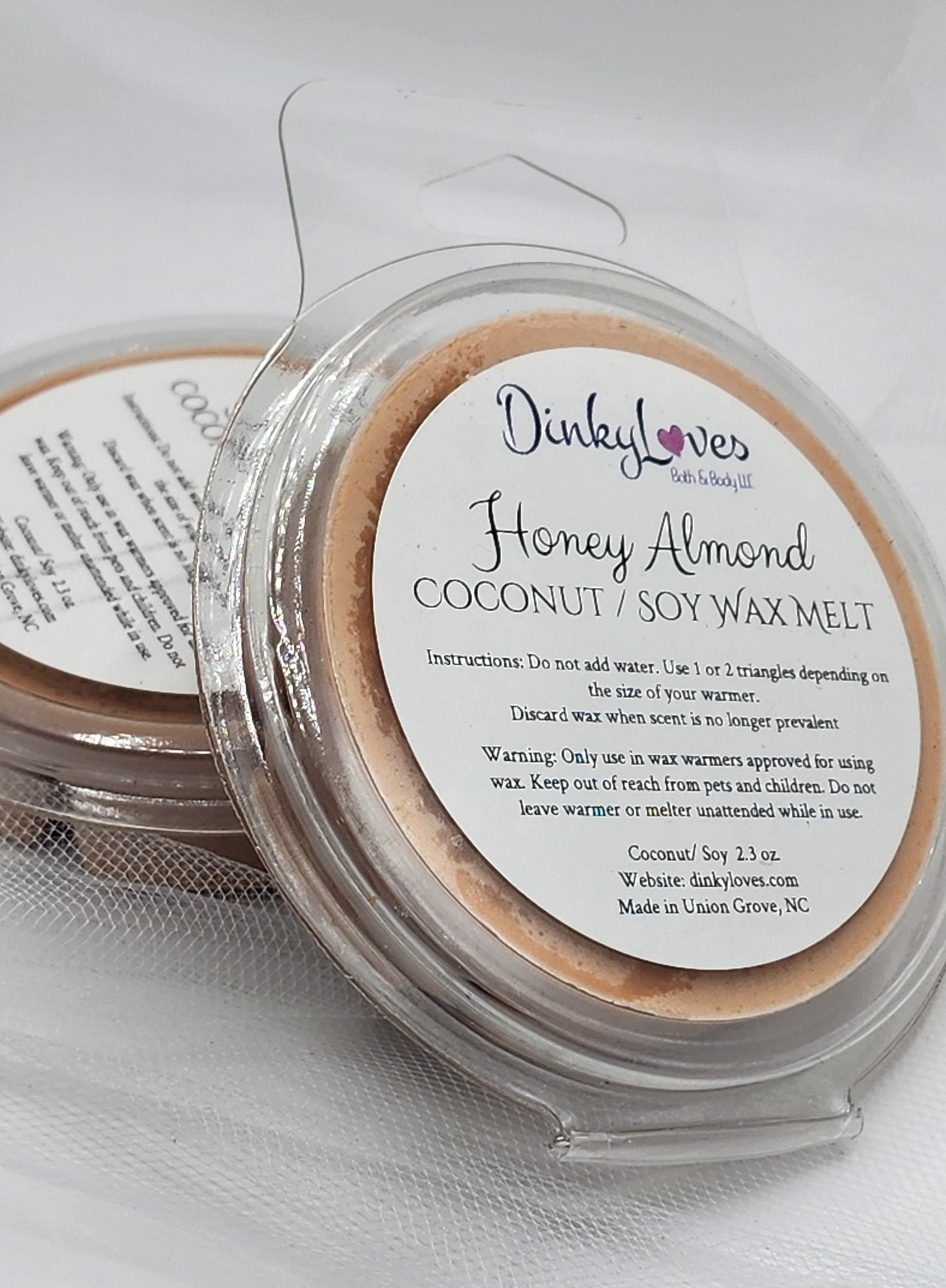 HONEY ALMOND COCONUT SOY WAX MELT / WAX MELTS / WAX TARTS / WAX MELTS FOR WARMERS