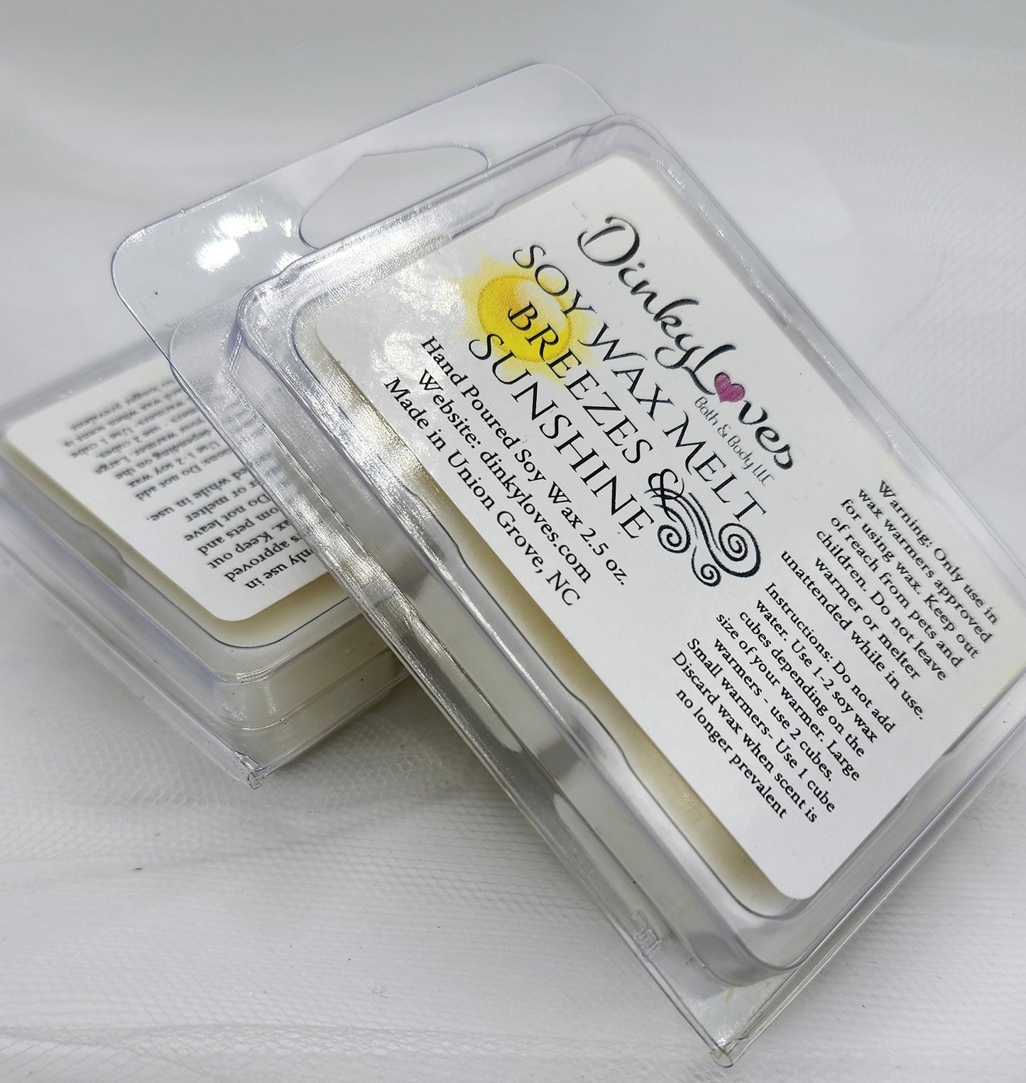 BREEZES AND SUNSHINE SOY WAX MELT / WAX MELTS / WAX TARTS / WAX MELTS FOR WARMERS