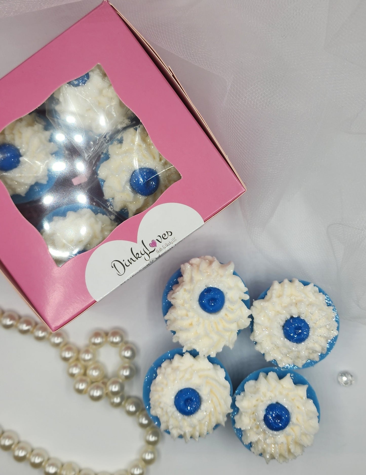 BLUEBERRY VANILLA COCONUT SOY WAX MELT / WAX CUPCAKES / FAKE FOOD / WAX TARTS / WAX MELTS FOR WARMERS