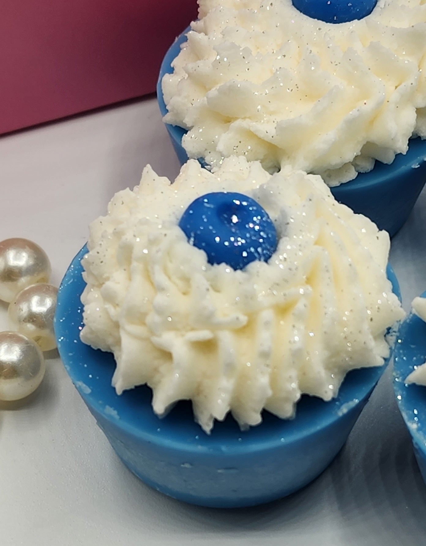BLUEBERRY VANILLA COCONUT SOY WAX MELT / WAX CUPCAKES / FAKE FOOD / WAX TARTS / WAX MELTS FOR WARMERS
