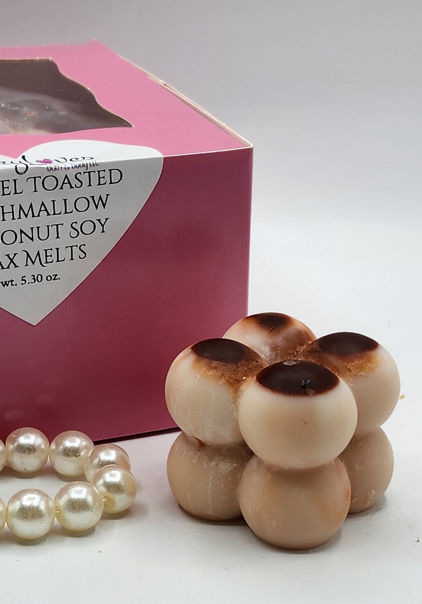 CARAMEL TOASTED MARSHMALLOW COCONUT SOY WAX MELT / WAX CUPCAKES / FAKE FOOD / WAX TARTS / WAX MELTS FOR WARMERS