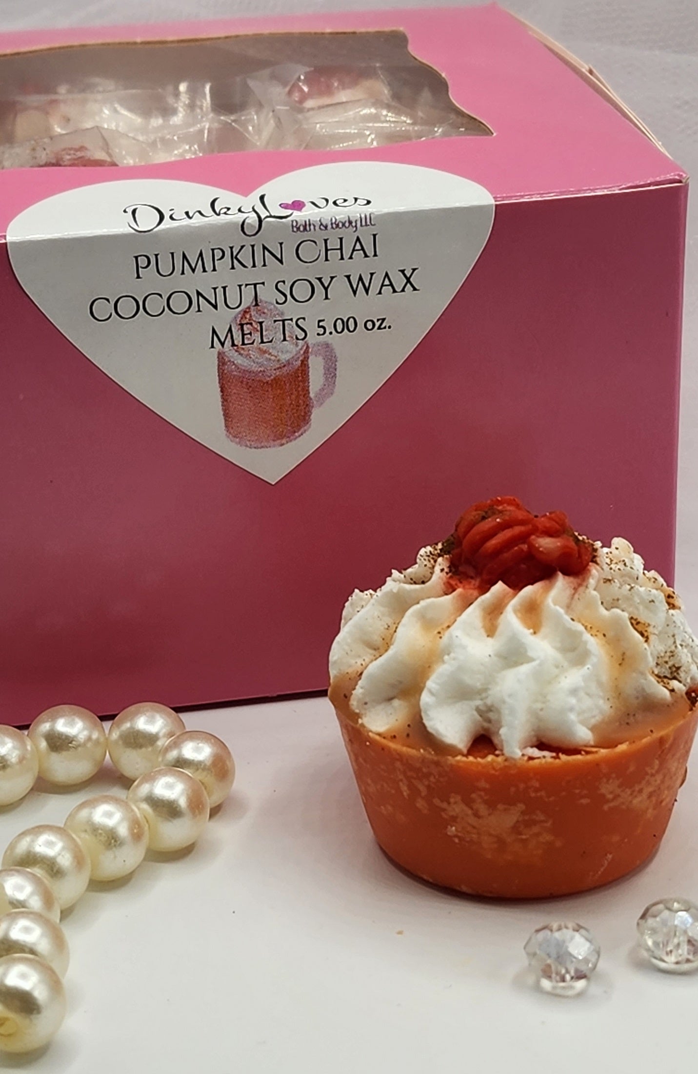 PUMPKIN CHAI COCONUT SOY WAX MELT / WAX CUPCAKES / FAKE FOOD / WAX TARTS / WAX MELTS FOR WARMERS