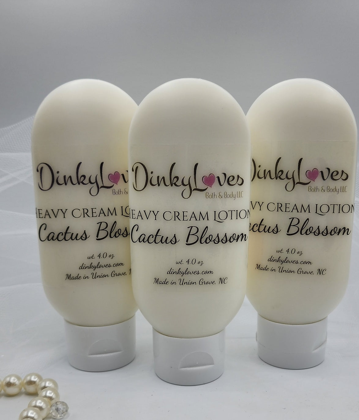 CACTUS BLOSSOM Heavy Cream Lotion / Handmade Lotion / Creamy Lotion / Purse Size Lotion