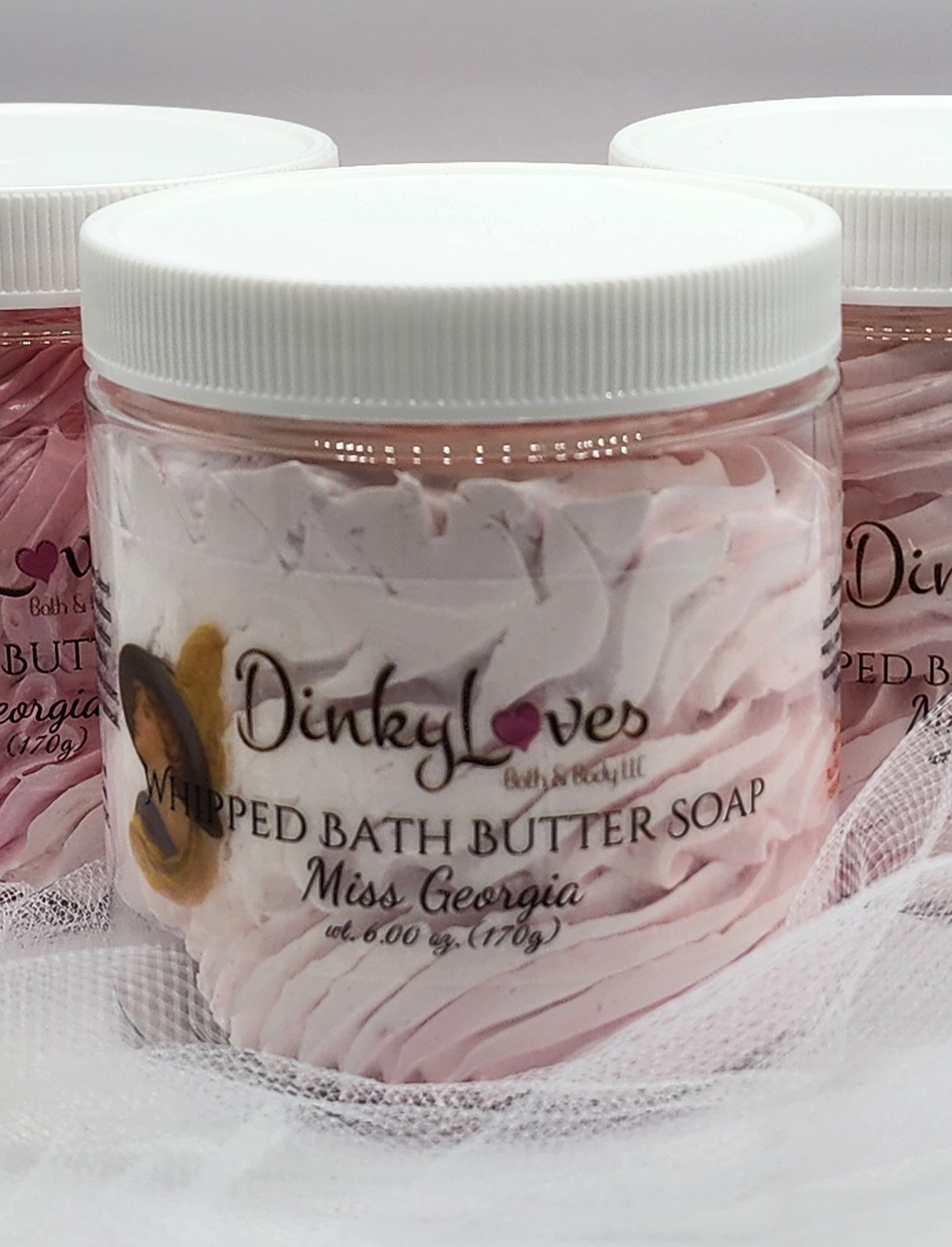 MISS GEORGIA Whipped Bath Butter Soap / Gift Idea / Luxury Product / Cocoa Butter