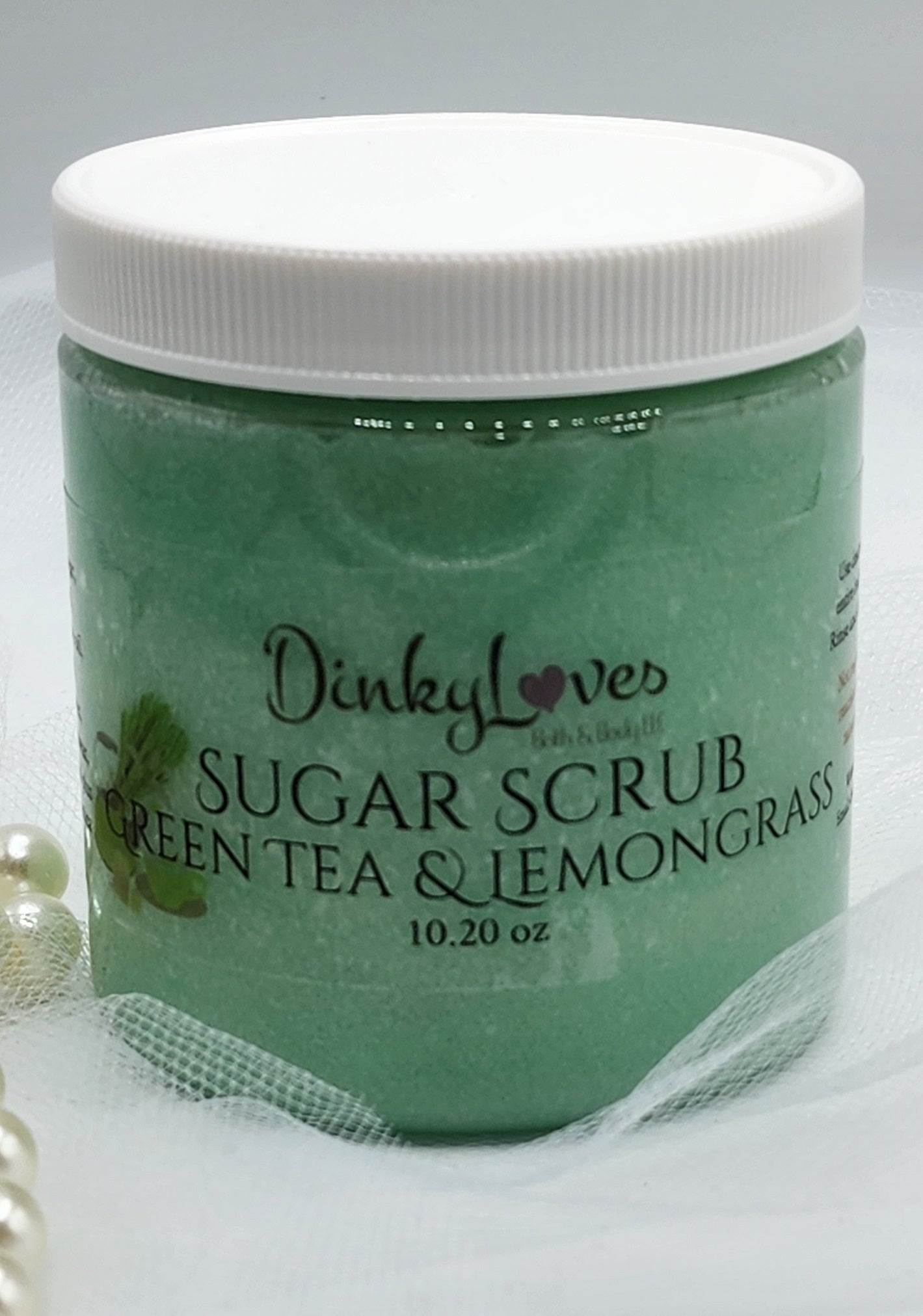 GREEN TEA & LEMONGRASS / Sugar Scrub / Unique Gift Idea / Handmade Sugar Scrub