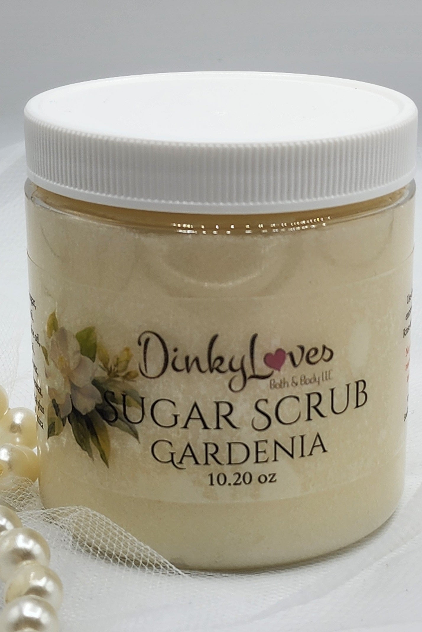 GARDENIA / Sugar Scrub / Unique Gift Idea / Handmade Sugar Scrub