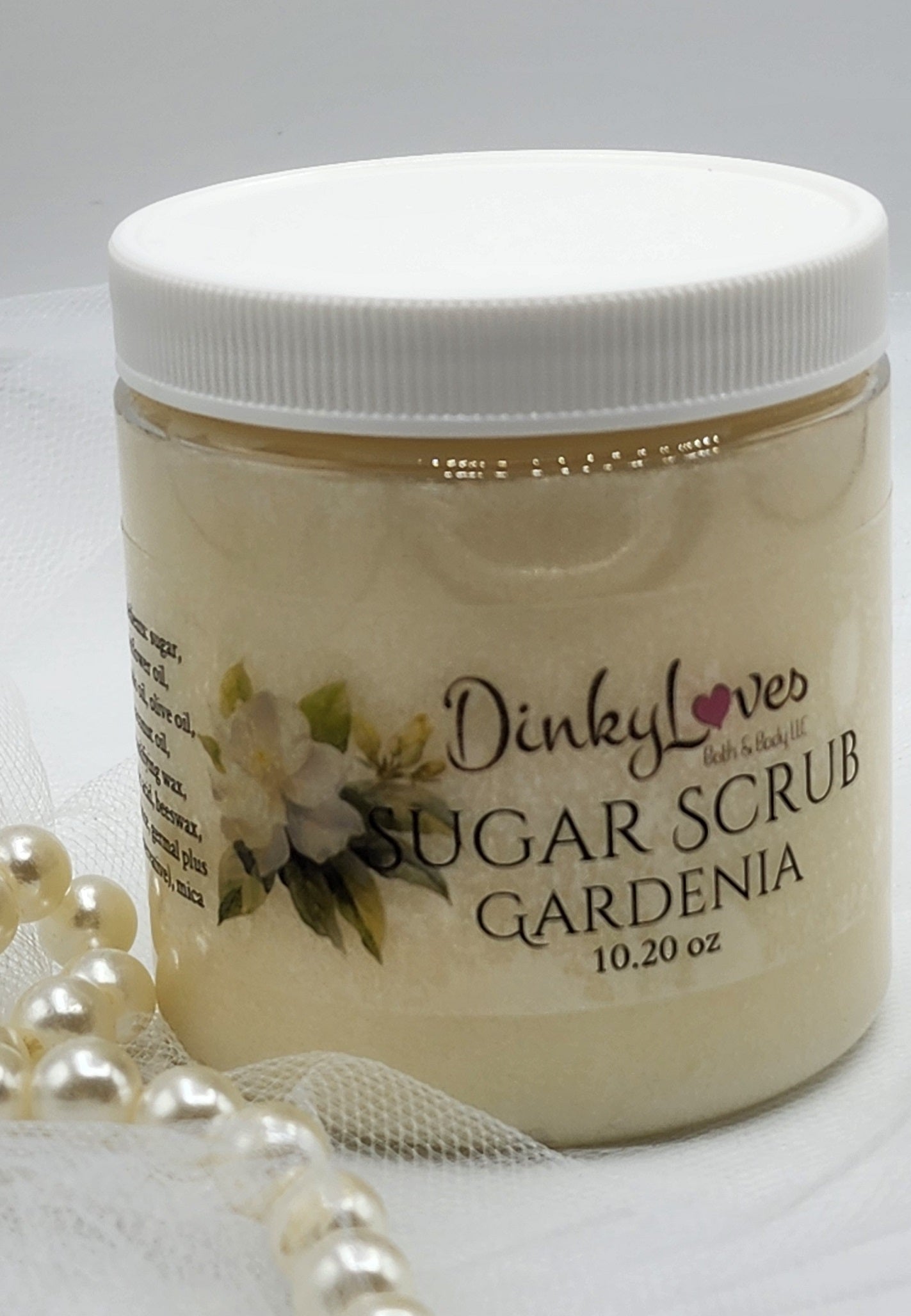 GARDENIA / Sugar Scrub / Unique Gift Idea / Handmade Sugar Scrub