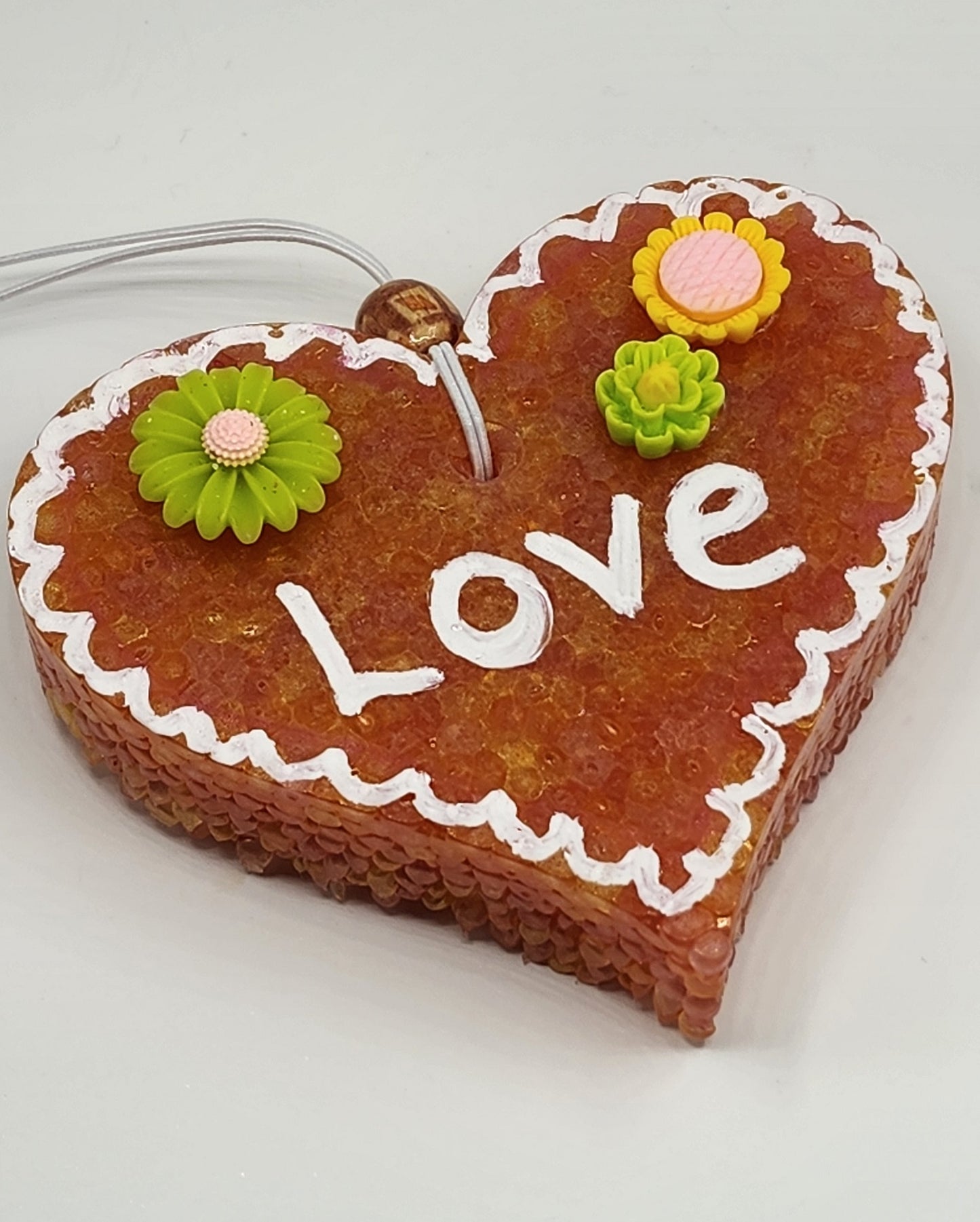 HEART / CITRUS BLEND / CAR FRESHIE / PEACH SHAPE / Car Air Freshners / Car Freshners