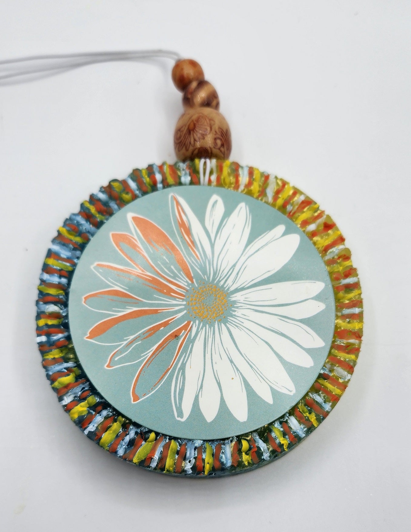 FLOWER / BREEZES & SUNSHINE / CAR FRESHIE / PEACH SHAPE / Car Air Freshners / Car Freshners