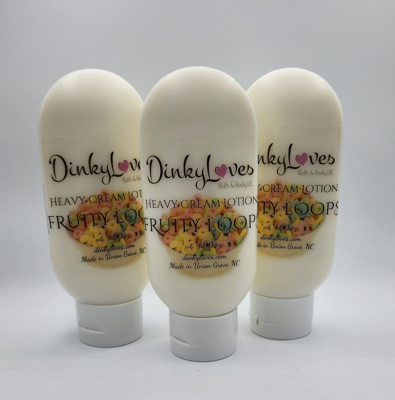 FRUITY LOOPS Heavy Cream Lotion / Handmade Lotion / Creamy Lotion / Purse Size Lotion