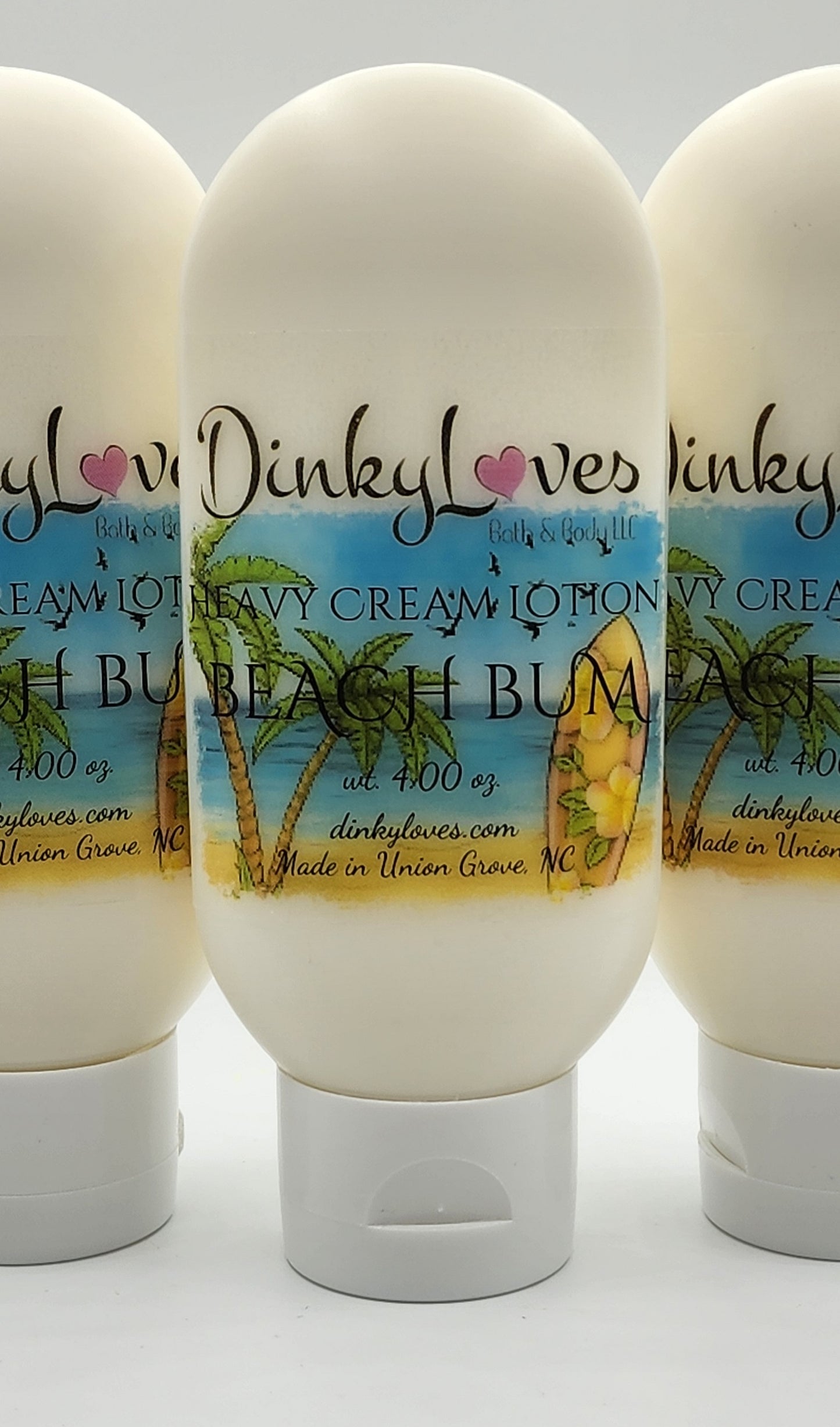 BEACH BUM Heavy Cream Lotion / Handmade Lotion / Creamy Lotion / Purse Size Lotion