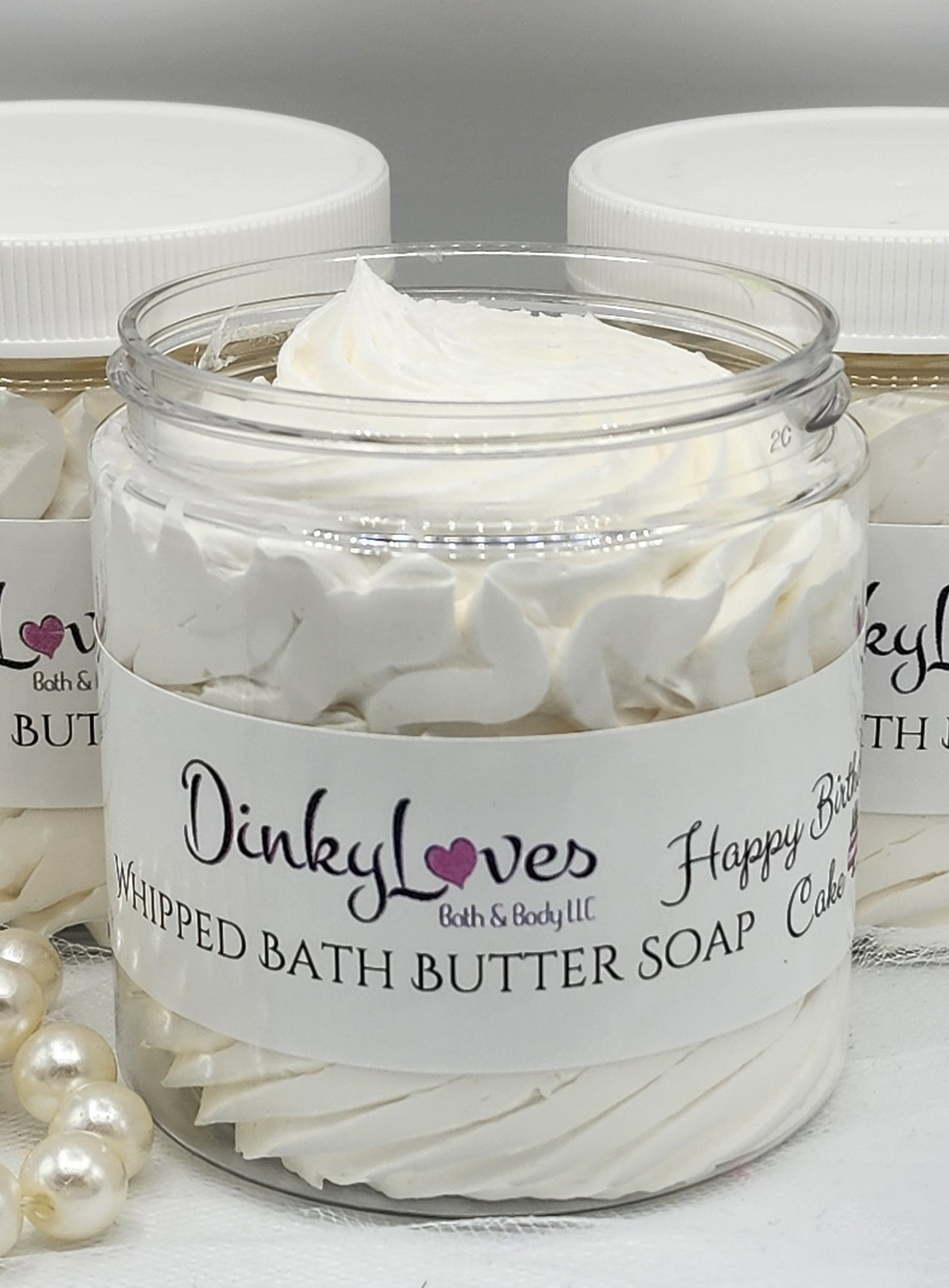 HAPPY BIRTHDAY Whipped Bath Butter Soap / Gift Idea / Luxury Product / Cocoa Butter