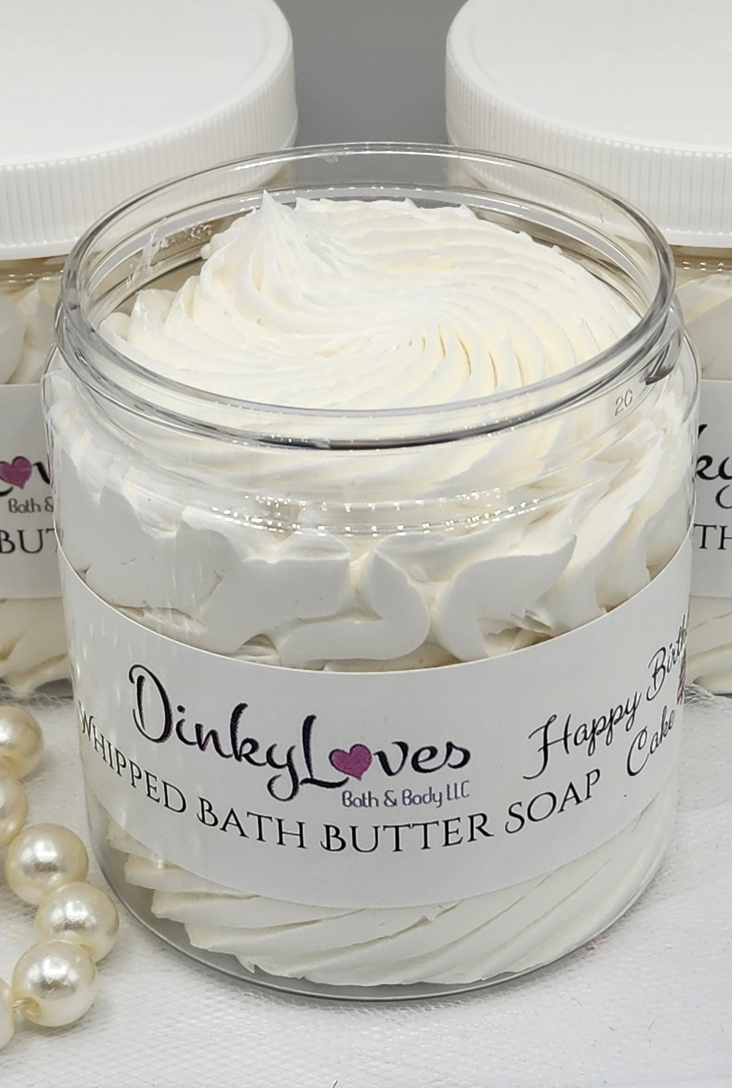 HAPPY BIRTHDAY Whipped Bath Butter Soap / Gift Idea / Luxury Product / Cocoa Butter