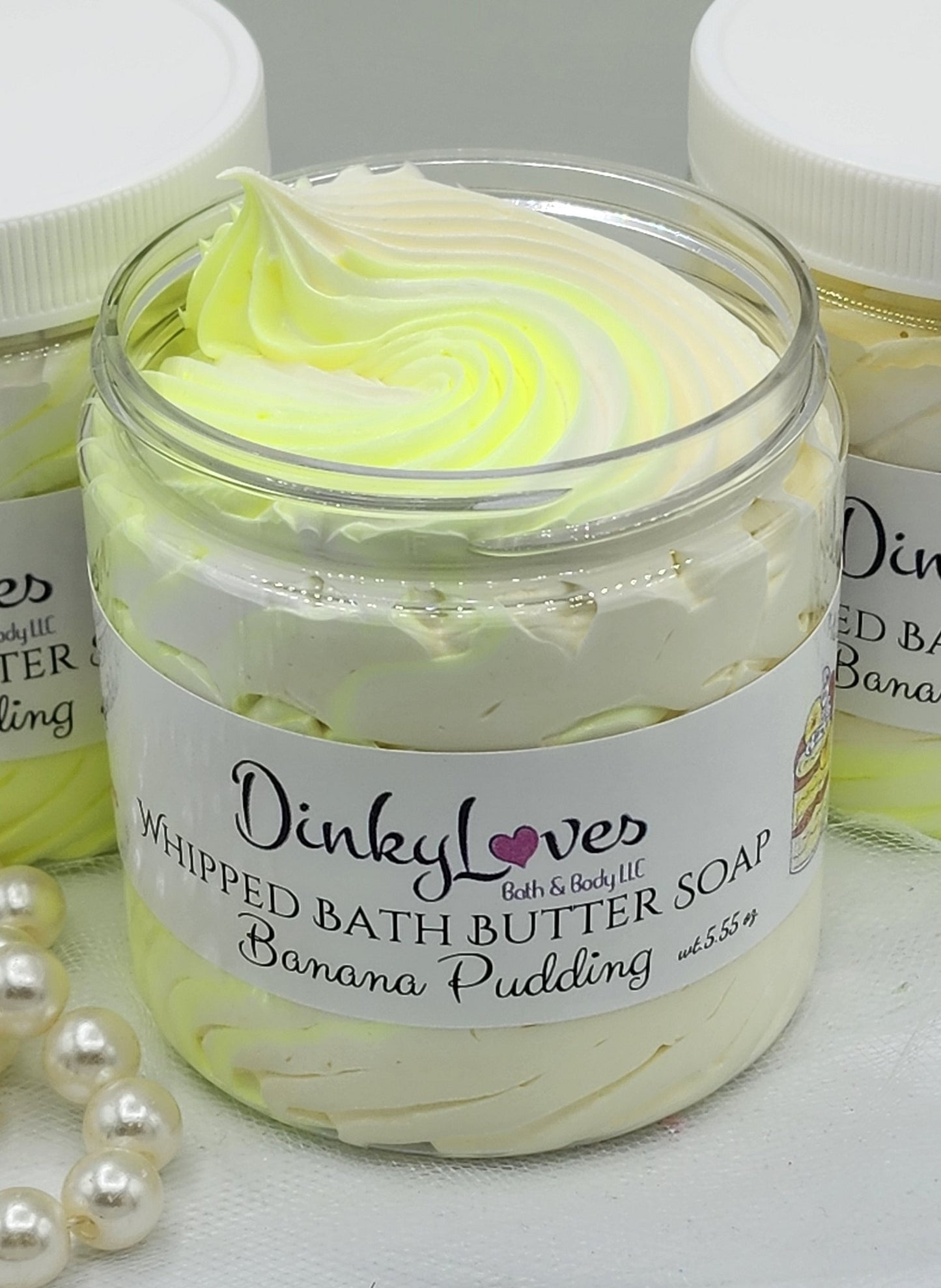 BANANA PUDDING Whipped Bath Butter Soap / Gift Idea / Luxury Product / Cocoa Butter