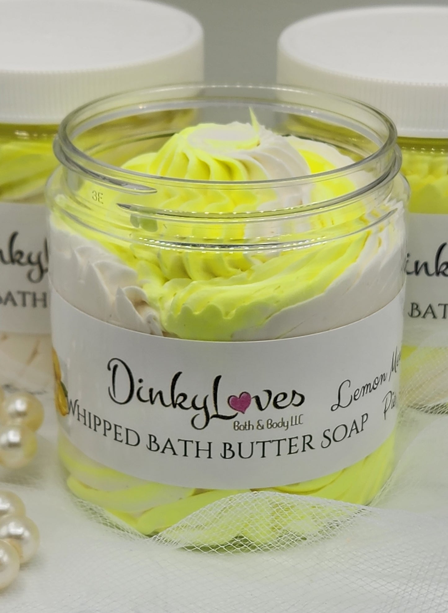LEMON MERINGUE PIE Whipped Bath Butter Soap / Gift Idea / Luxury Product / Cocoa Butter
