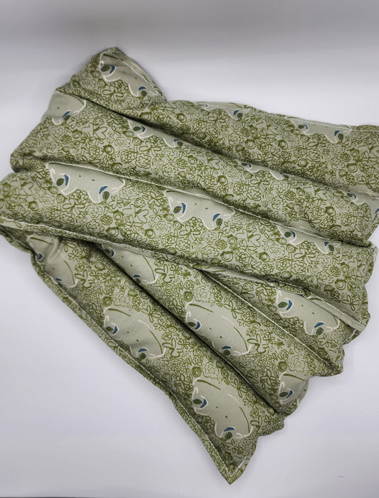Happy Frogs Neck Flaxseed Peppermint Pillow Aromatherapy Cold Pack / Hot Pack
