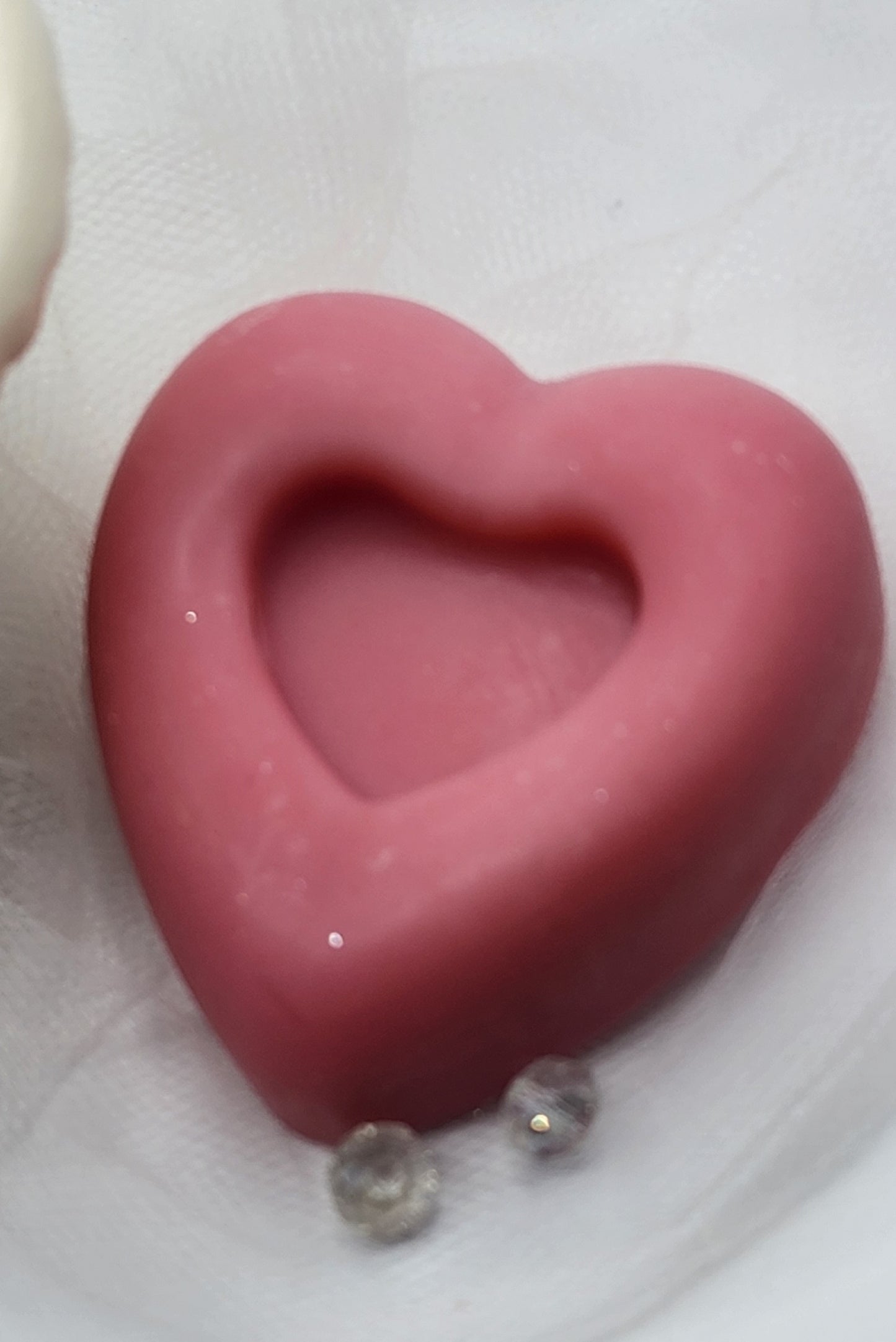 DATE NIGHT Guest Bar Soap Heart Shaped Bar Soap / Bar Soap / Gift Soap / Gift Idea / Handmade Soap / Cold Process Soap