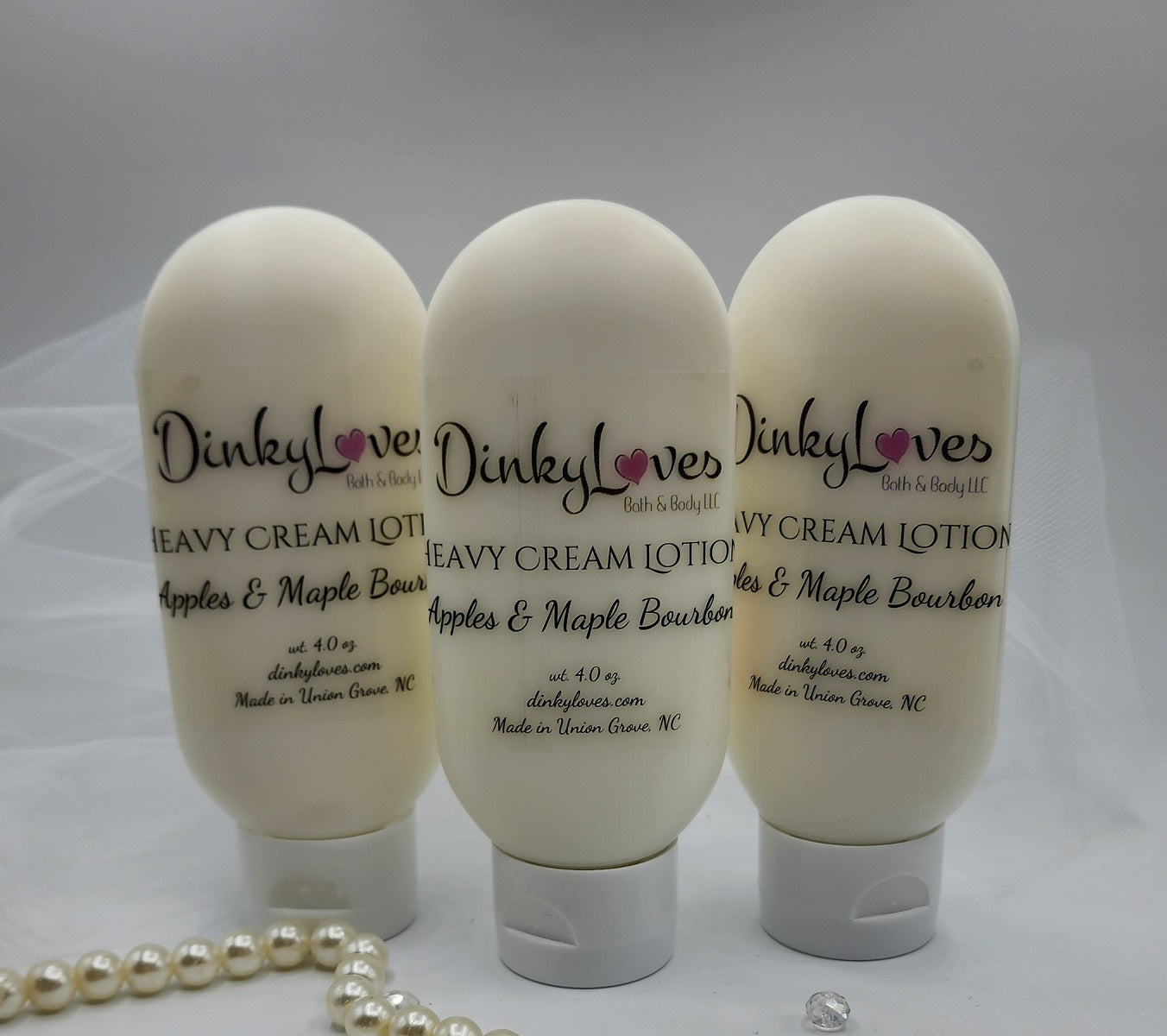 APPLES & MAPLE BOURBON Heavy Cream Lotion / Handmade Lotion / Creamy Lotion / Purse Size Lotion