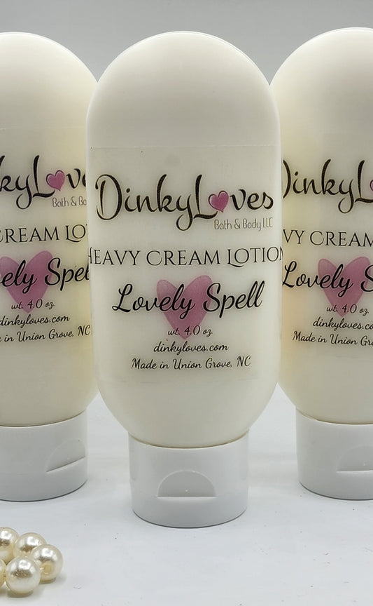 Lovely Spell Heavy Cream Lotion / Handmade Lotion / Creamy Lotion / Purse Size Lotion