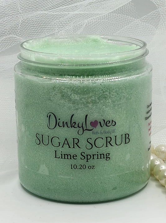 LIME SPRING / Sugar Scrub / Unique Gift Idea / Handmade Sugar Scrub
