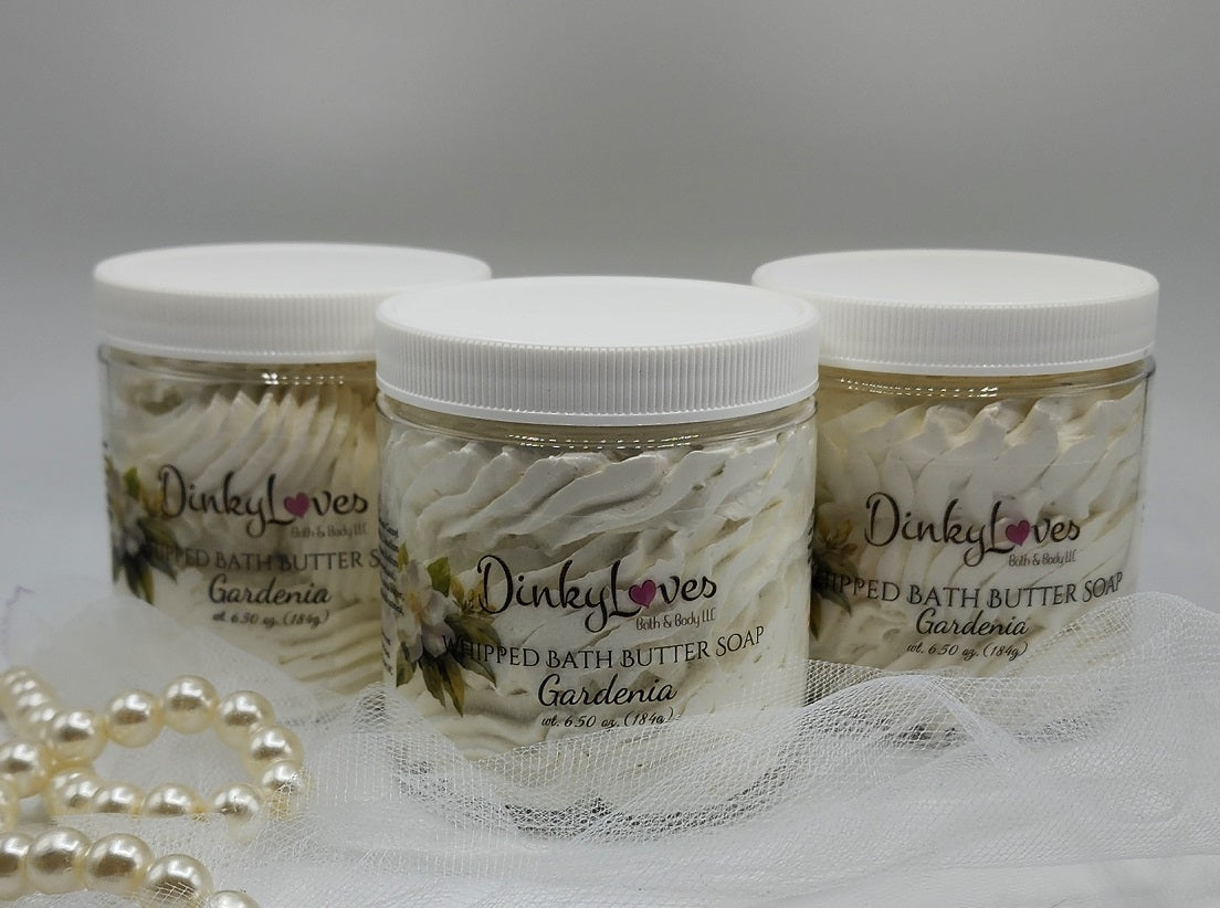 GARDENIA Whipped Bath Butter Soap / Gift Idea / Luxury Product / Cocoa Butter