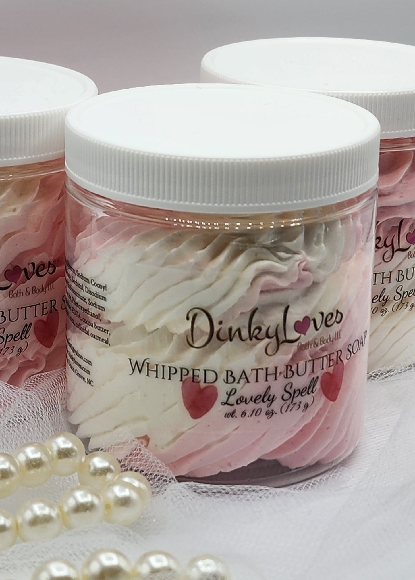 LOVELY SPELL Whipped Bath Butter Soap / Gift Idea / Luxury Product / Cocoa Butter