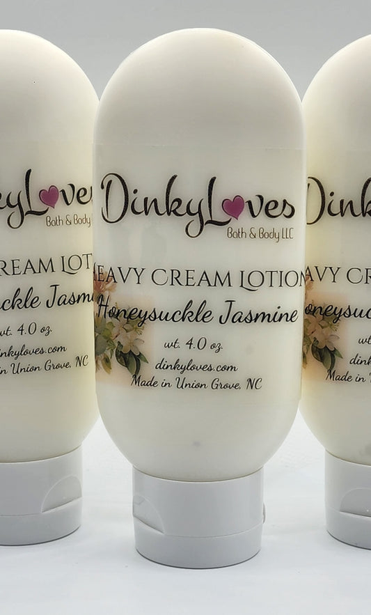 HONEYSUCKLE JASMINE Heavy Cream Lotion / Handmade Lotion / Creamy Lotion / Purse Size Lotion