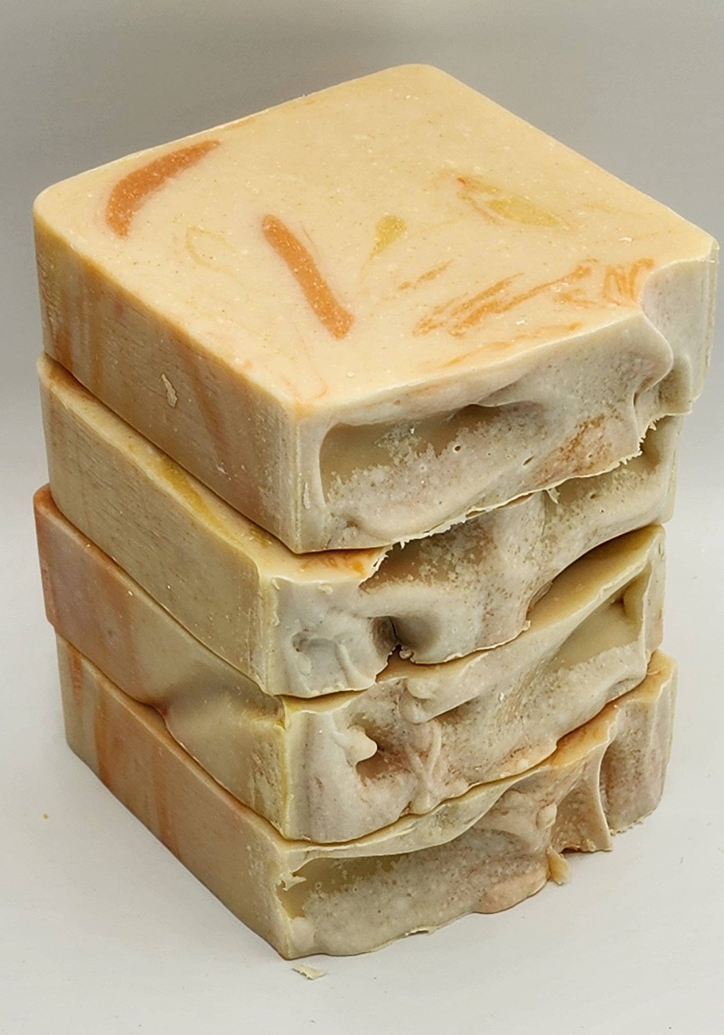 BLOOMING ORANGES /  Bar Soap / Gift Soap / Gift Idea / Handmade Soap / Cold Process GOAT'S Milk Soap / Yogurt / Honey / Oatmeal  Soap