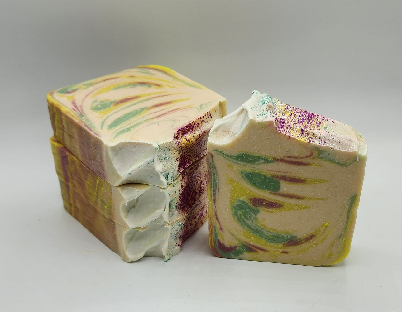 HONEYSUCKLE SPRING /  Bar Soap / Gift Soap / Gift Idea / Handmade Soap / Cold Process GOAT'S Milk Soap / Yogurt / Honey / Oatmeal  Soap