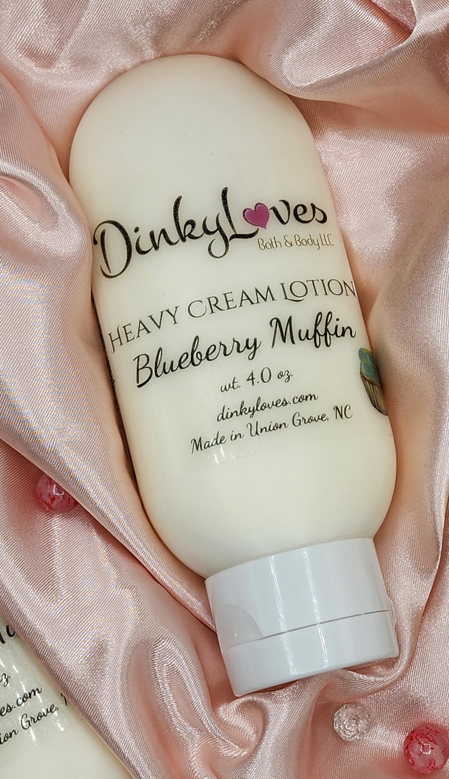 BLUEBERRY MUFFIN Heavy Cream Lotion / Handmade Lotion / Creamy Lotion / Purse Size Lotion