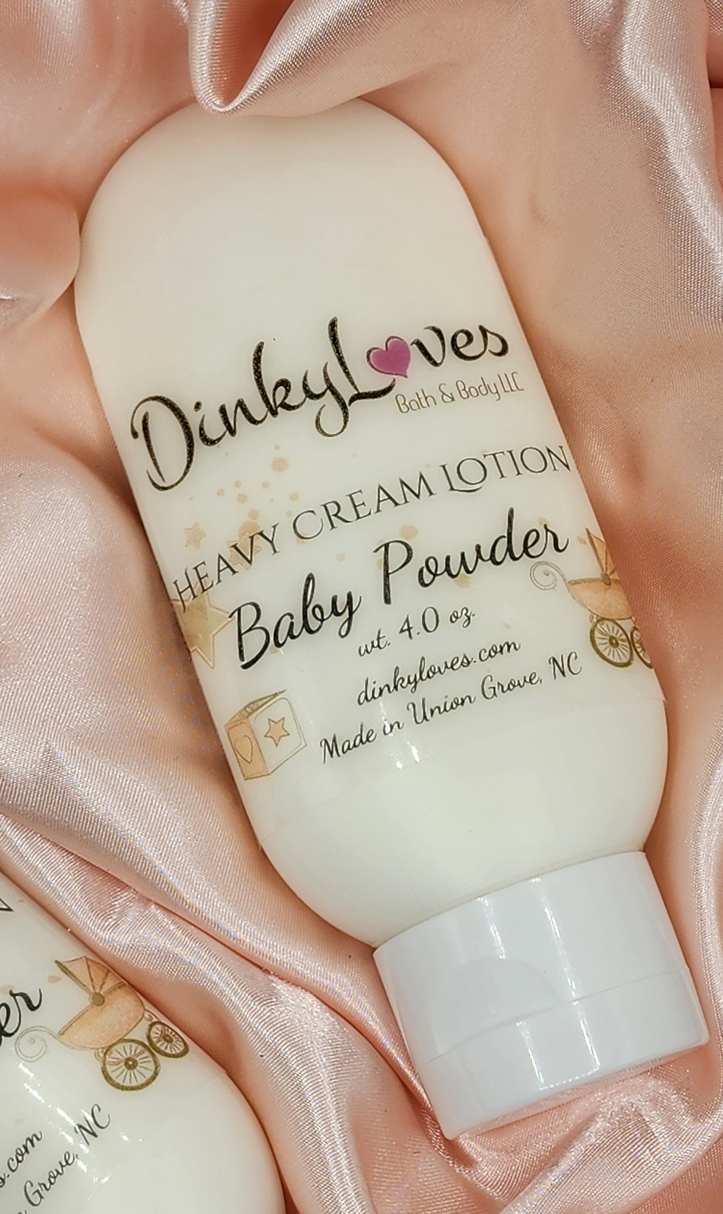 BABY POWDER Heavy Cream Lotion / Handmade Lotion / Creamy Lotion / Purse Size Lotion