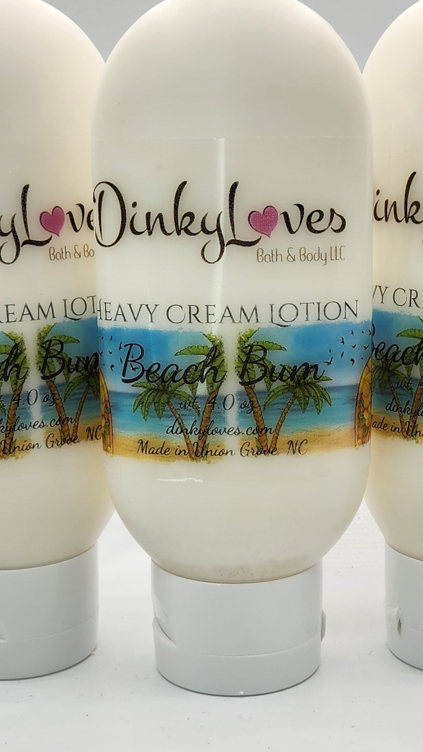 BEACH BUM Heavy Cream Lotion / Handmade Lotion / Creamy Lotion / Purse Size Lotion