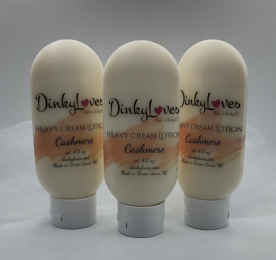 CASHMERE Heavy Cream Lotion / Handmade Lotion / Creamy Lotion / Purse Size Lotion